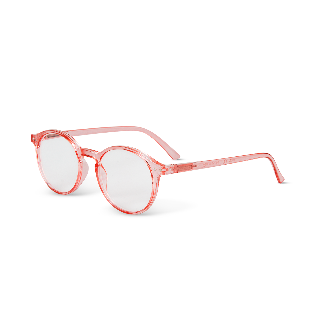 Læsebriller. Koral. + 1.0