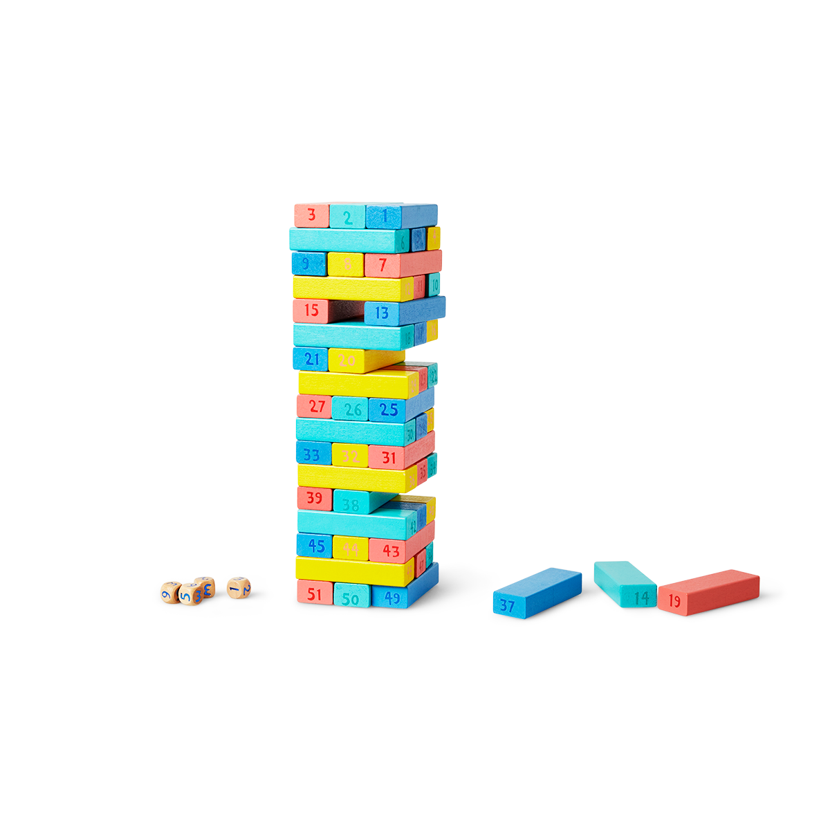 Stabeltårnspil med tal