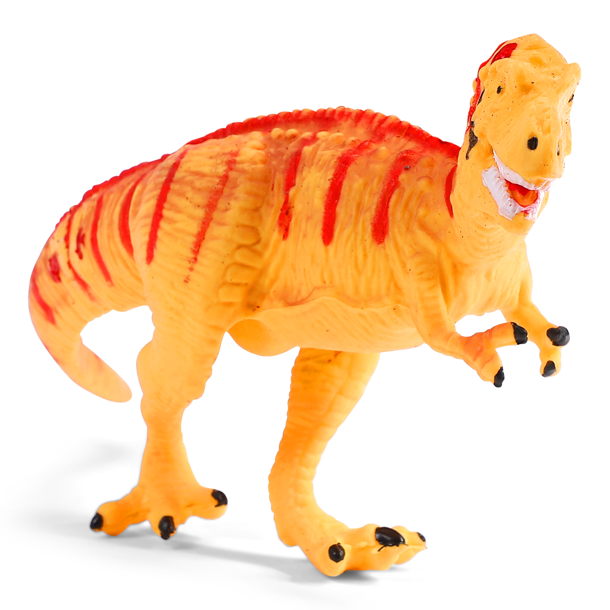 Strækdinosaur. Orange/Rød