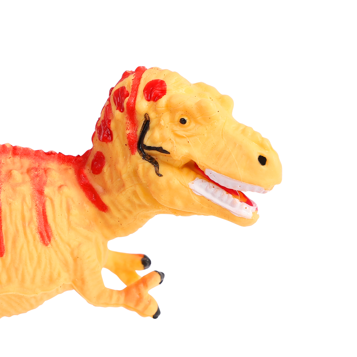 Strækdinosaur. Orange/Rød