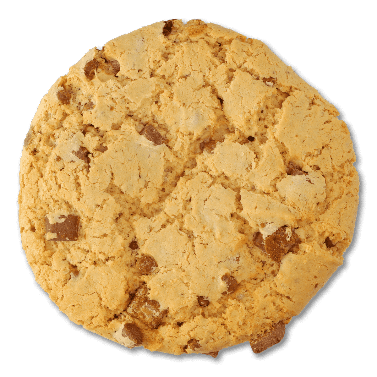 Cookie med mælkechokoladestykker
