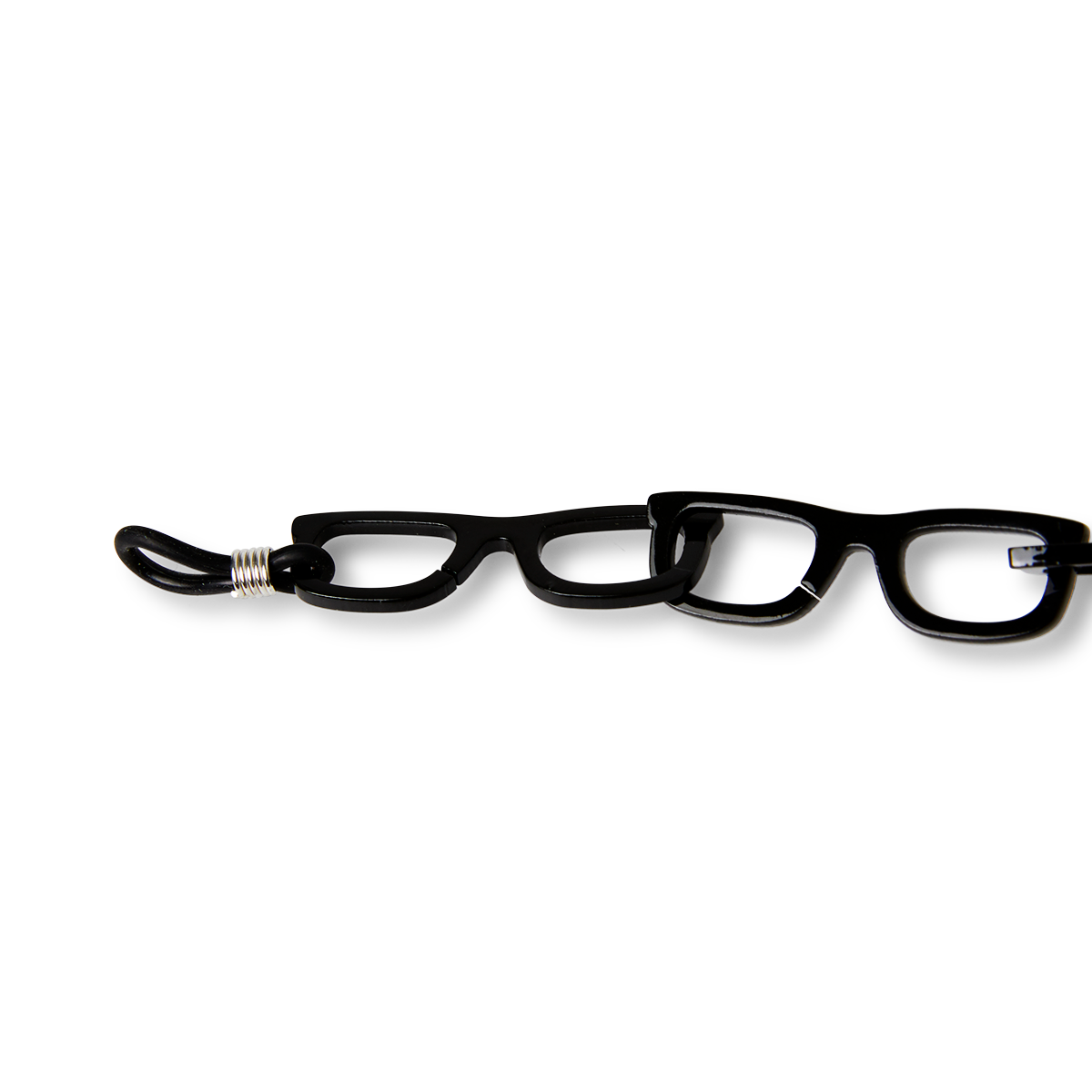 Brillesnor. Sort