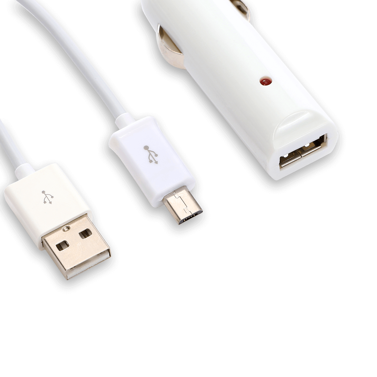 Biloplader. Med micro USB