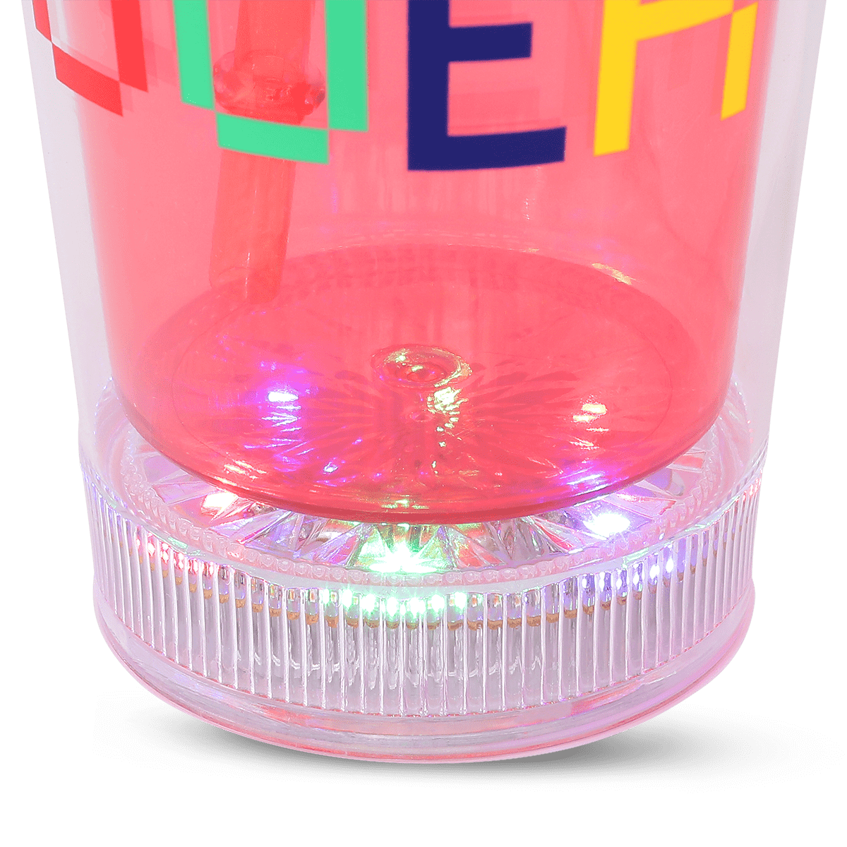 Kop med LED-lys
