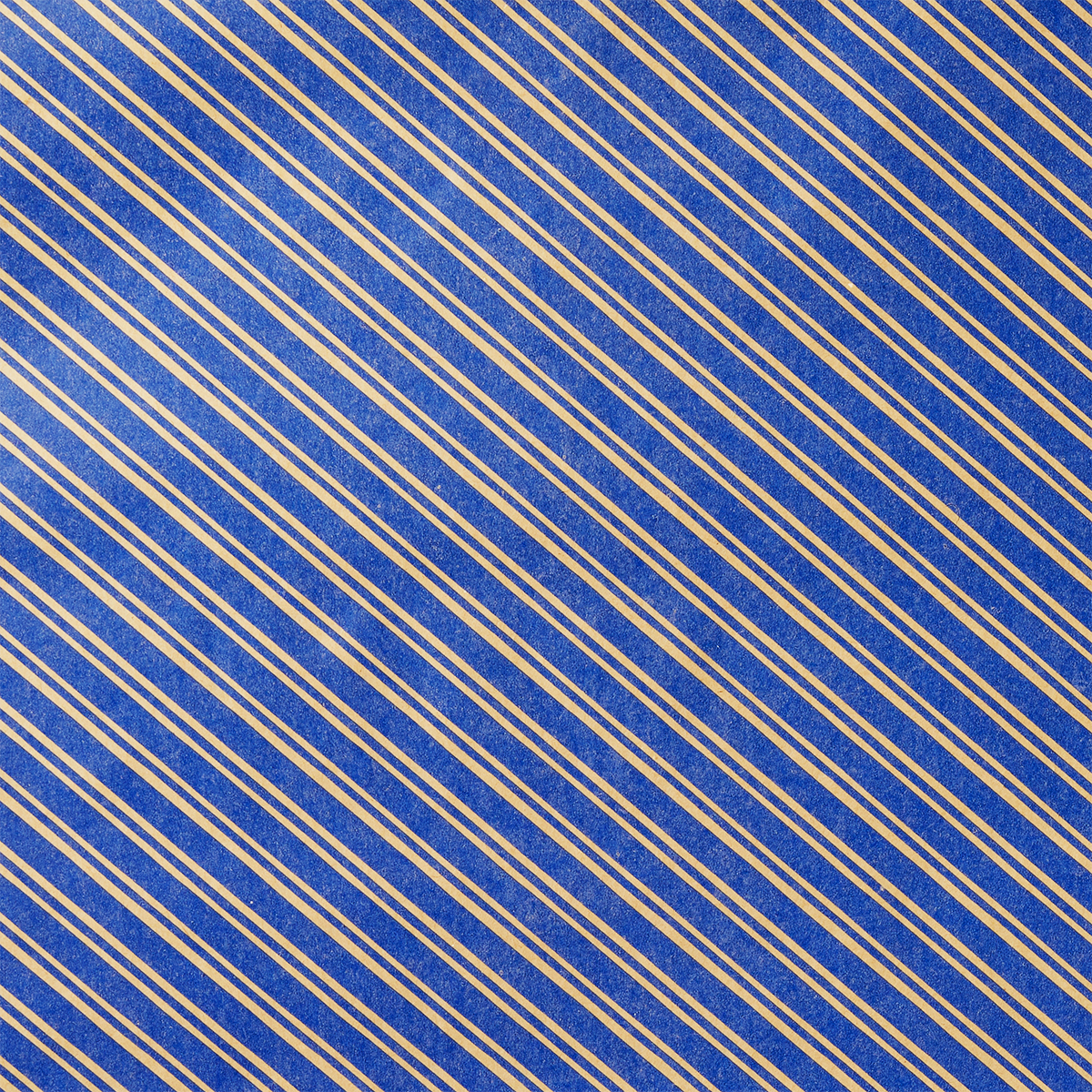 Gavepapir. Blå striber