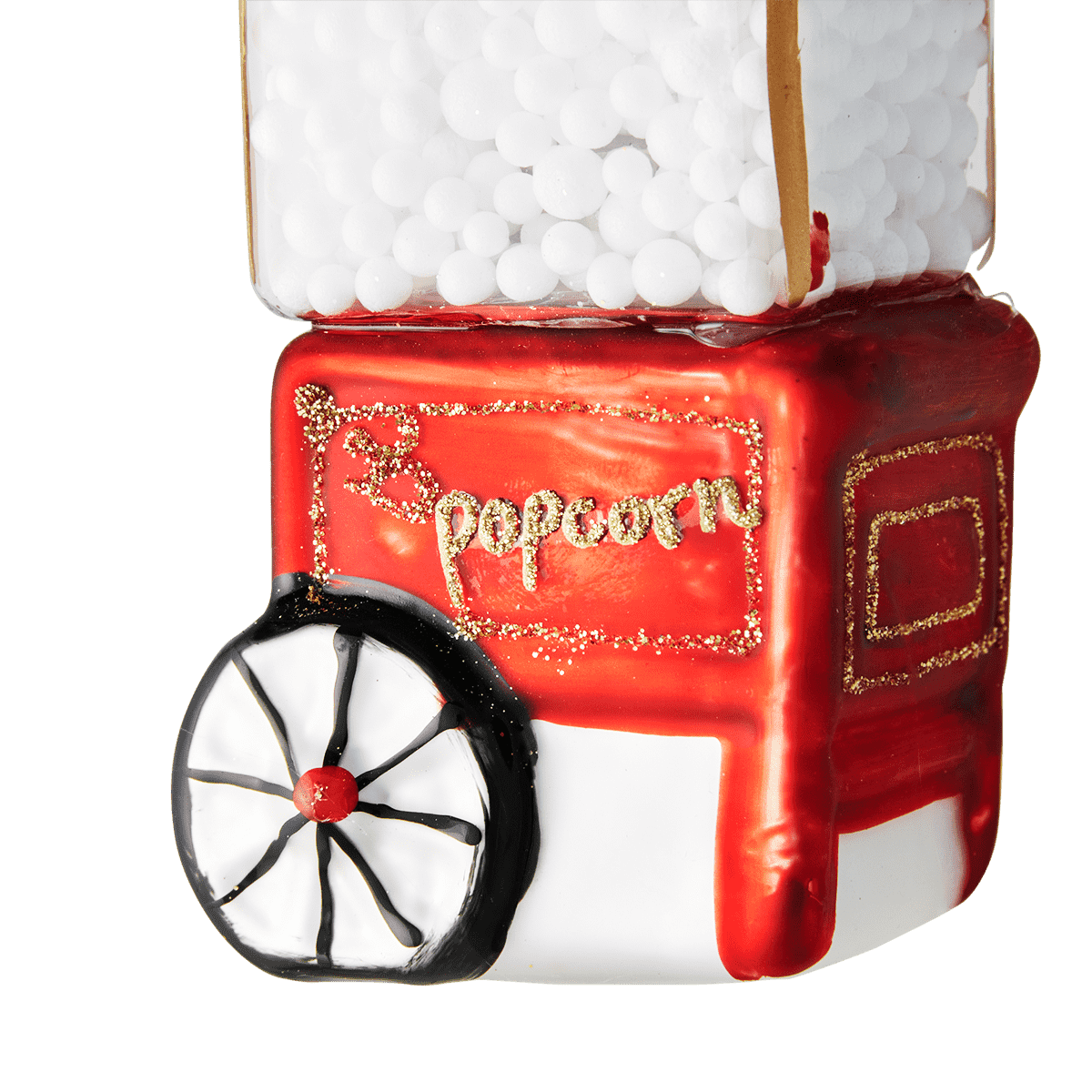Julekugle. Popcorn maskine.