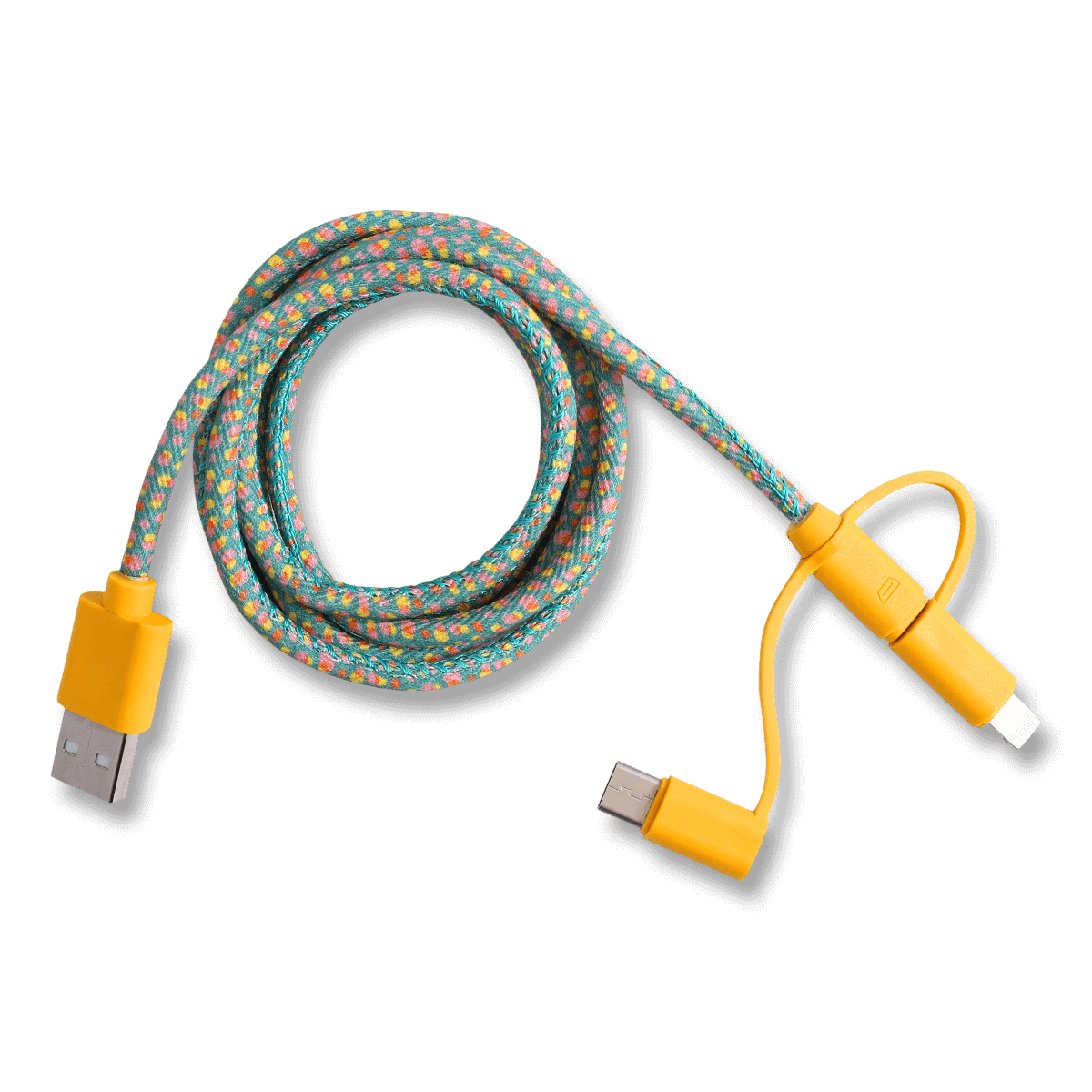 Ladekabel til alle smartphones. 120 cm.