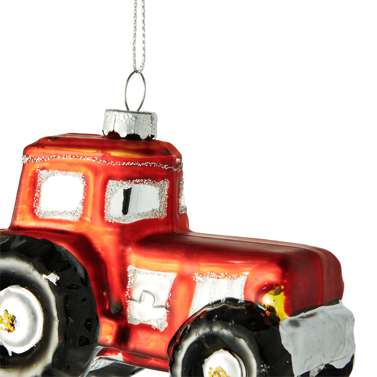 Julekugle. Traktor
