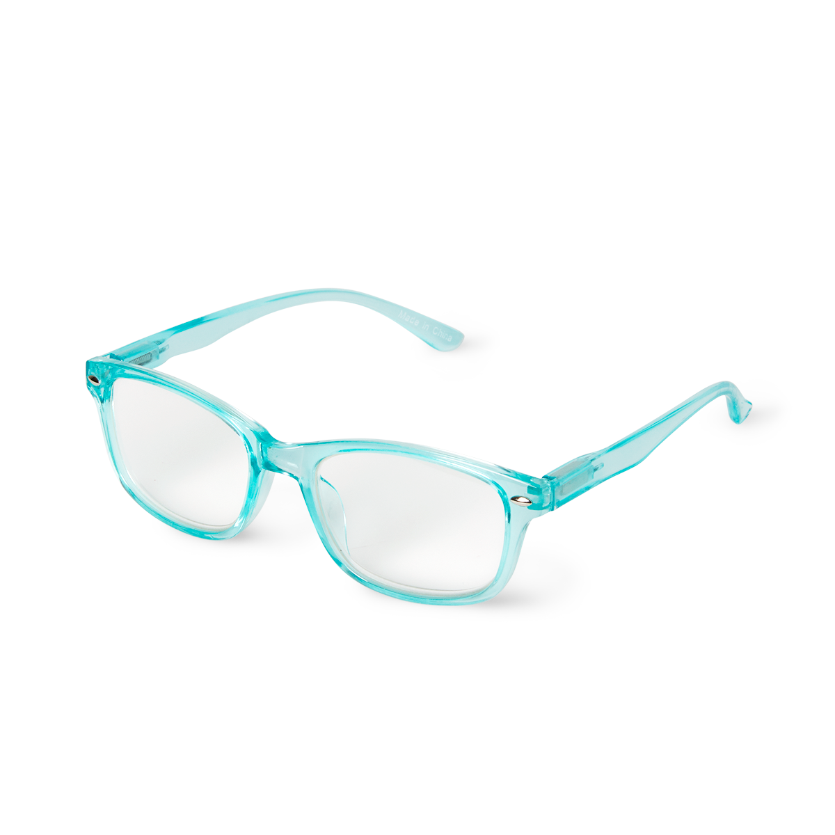 Læsebriller. Turkis. + 1.0